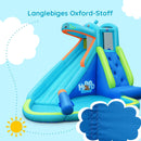 Inflatable Water Pool with Splash and Slide Without Blower