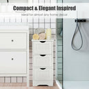 Bathroom Floor Freestanding Storage Organizer with 3 Drawers