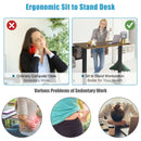 48-inch Electric Height Adjustable Standing Desk with Control Panel