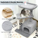 Cat Tree with Perch and Hanging Ball for Indoor Activity Play and Rest
