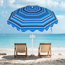 Beach Umbrella 6.5 FT with UPF 50+ Sun Protection & Sand Anchor