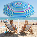 Beach Umbrella 6.5 FT with UPF 50+ and Sand Anchor
