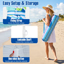Beach Umbrella 6.5 FT with UPF 50+ and Sand Anchor