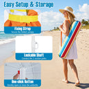 Beach Umbrella 6.5 FT with UPF 50+ and Sand Anchor