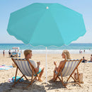 Beach Umbrella 6.5 FT with UPF 50+ and Sand Anchor
