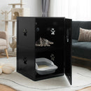 2-tier Litter Hidden Cat House With Anti-toppling Device