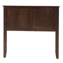 Solid Wood Flat Panel Headboard for Twin-size Bed