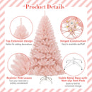 6/7 Feet Artificial Christmas Tree Hinged Full Fir Tree