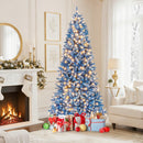 6/7/8/9 FT Artificial Christmas Tree with 767 Snowy Branch Tips