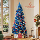 6/7/8/9 FT Artificial Christmas Tree with 767 Snowy Branch Tips