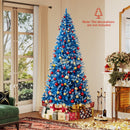 6/7/8/9 FT Artificial Christmas Tree with 767 Snowy Branch Tips