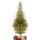 6 FT Pre-Lit Artificial Christmas Tree with 250 LED Lights