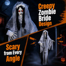 6 FT Ghost Bride Halloween Decoration with Sound & Lights