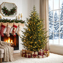 6 FT Pre-Lit Artificial Christmas Tree with 240 LED Lights