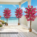6 Feet Artificial Bougainvillea Tree with 910 Flowers