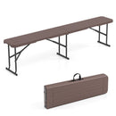 6 Foot Folding Bench with Carrying Handle - 660 lb Capacity