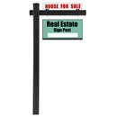 6 Feet Vinyl UPVC Real Estate Sign Post Realtor Yard Sign Post