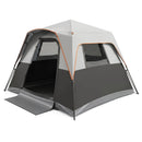 6-Person Instant Cabin Tent with Blackout Rainfly