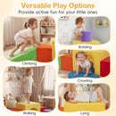 Foam Climbing Blocks Set with Slide and Tunnel - 6 Pieces