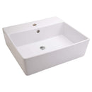 American Standard 0552001.020 Loft Above Counter Sink with Faucet Hole, White