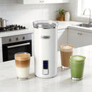 Electric Milk Frother and Steamer 6-in-1 Stainless Steel