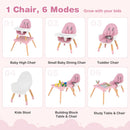 6-in-1 Convertible High Chair for Babies 6-36 Months