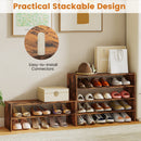 6-tier Shoe Rack with Anti-tipping Device for Entryway