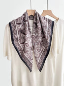 Women's Vintage High-end Outer Silk Scarf