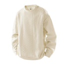 Mens Loose-Fit Casual Crew-Neck Pullover Bottoming Shirt