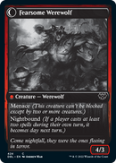 Fearful Villager // Fearsome Werewolf (DBL-424) - Innistrad: Double Feature: (Double Faced Transform)