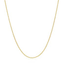 14k Yellow Gold Bead Chain 1.0mm