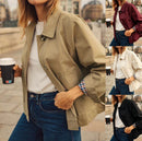 Women's Loose Pockets Casual Jacket