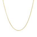 10k Yellow Gold Cable Chain 1.1mm