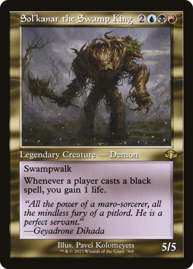 Sol'kanar the Swamp King (DMR-368) - Dominaria Remastered Foil