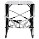 Folding Camping Kitchen Table with Heat-Resistant Top