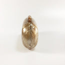 Women's Oval Acrylic Solid Color Pearly Evening Bag