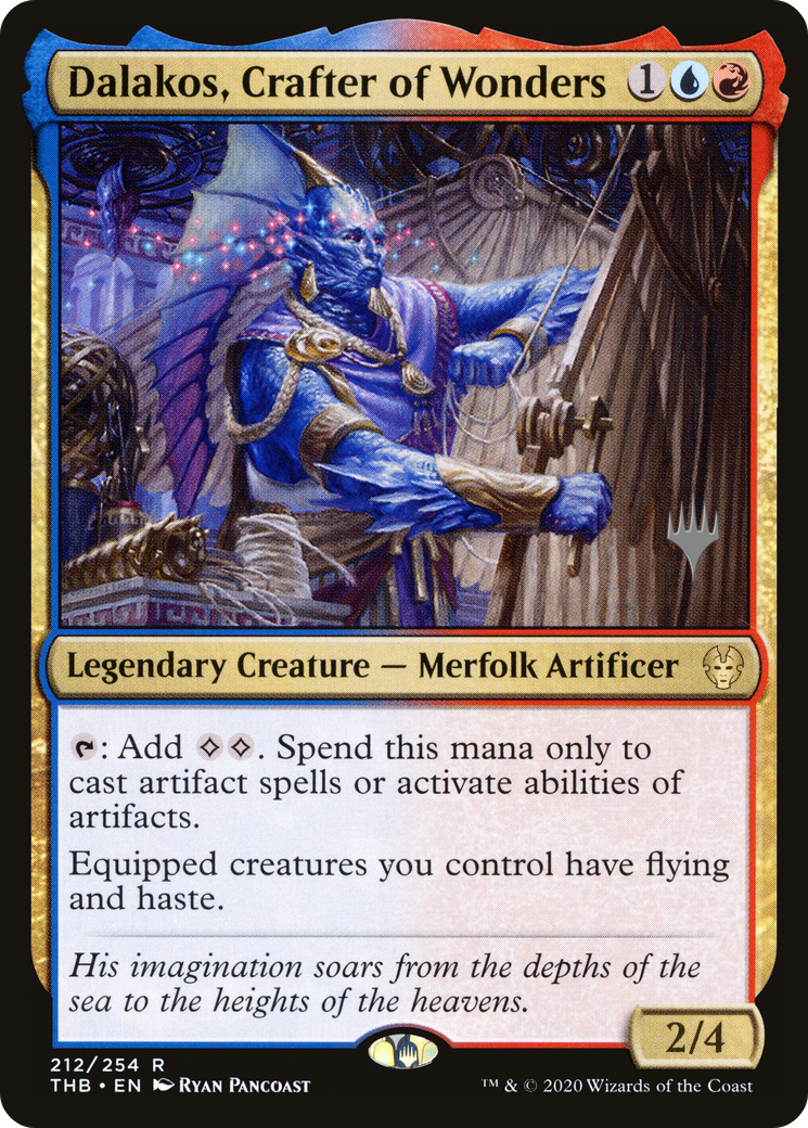 Dalakos, Crafter of Wonders (PPTHB-212P) - Theros Beyond Death Promos Foil