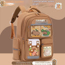 Cartoon Water Dolphin Kapibala Elementary School Backpack