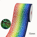 75mm Luminous Rainbow Bow - Fluorescent Ribbon