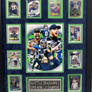 Seattle Seahawks Super Bowl LX Champion 10-Card Custom Display Frame