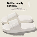 Minimalist Home-use Bathroom Slippers With A Plush Cushioned Feel For Men