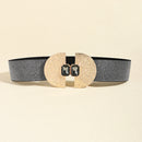 Women's Glittering Pearls Elastic Waist Belt