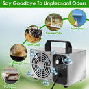 110W 50000mg/h Ozone Generator Odor Eliminator Ionizer Air Purifier with 60Mins Timer Cover up to 3229Sq.Ft for Rooms Smoke Cars Pets