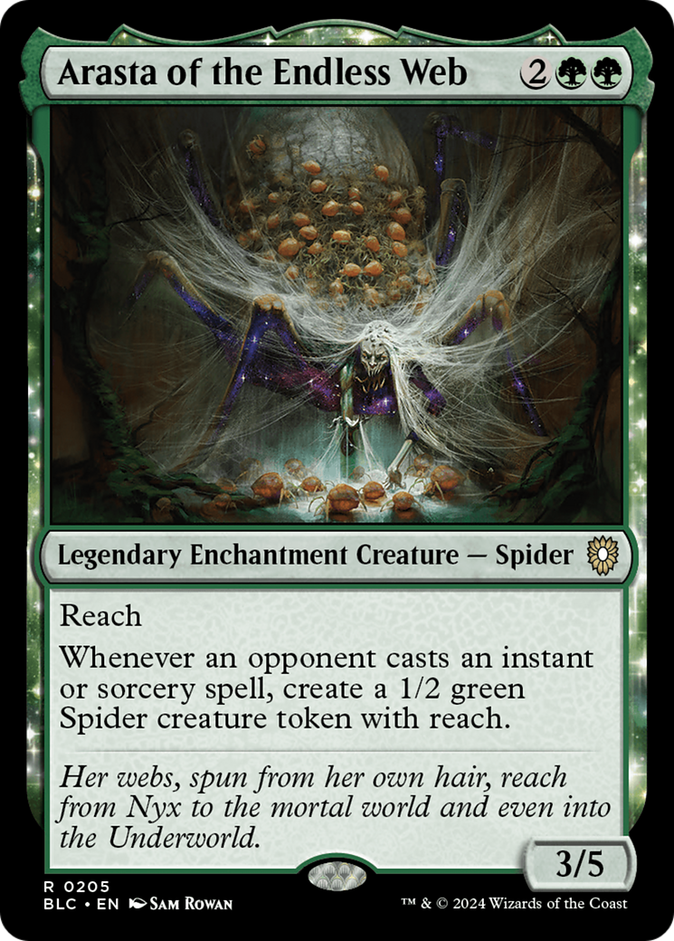 Arasta of the Endless Web (BLC-205) - Bloomburrow Commander