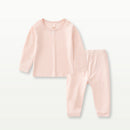 Bamboo Fiber Baby Long Johns Top & Bottom Set Suit