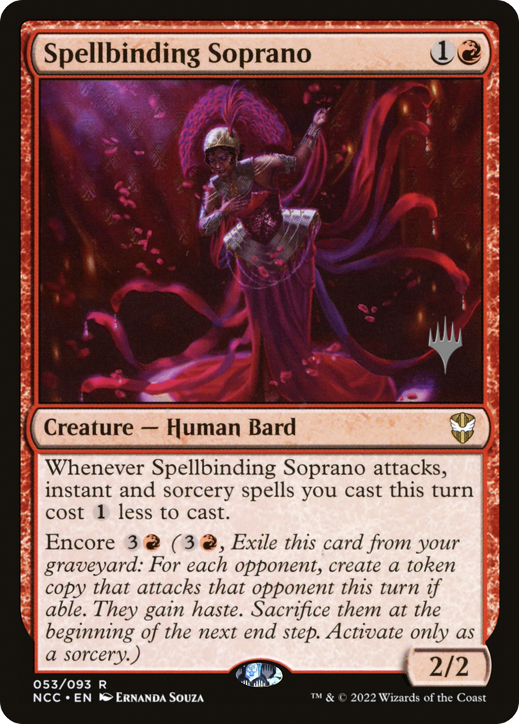 Spellbinding Soprano (PPSNC-53P) - New Capenna Commander Promos Foil