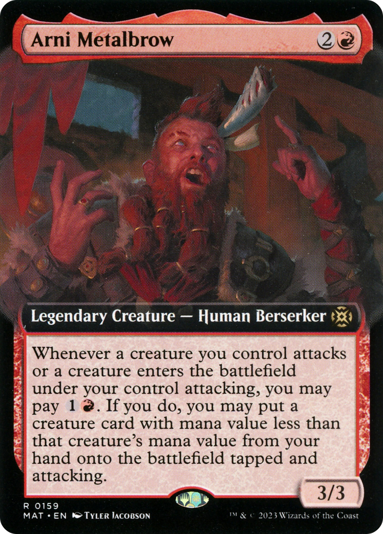 Arni Metalbrow (MAT-159) - March of the Machine: The Aftermath: (Extended Art) Foil