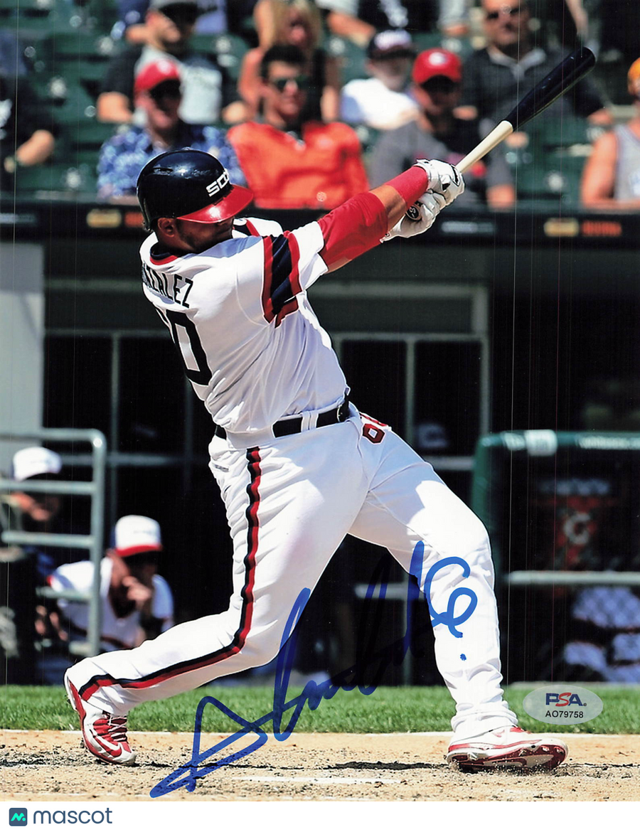 Alfredo Gonzalez Chicago White Sox Signed 8x10 Photo PSA