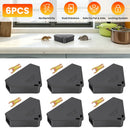 Mouse Bait Station 6-Pack with Keys - Tamper Resistant