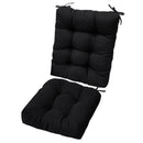 Rocking Chair Cushion 2 Pieces Back Seat Sets with Non-Slip Ties Polyester Fiber Filling _x000B__x000B_Comfortable for Indoor Home Office Car